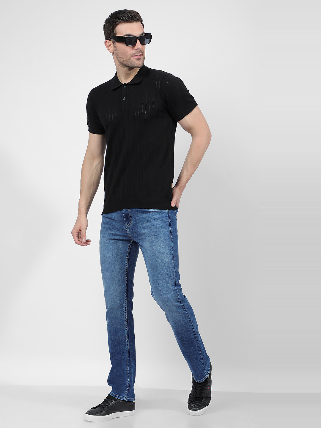 Numero Uno Men Faded Blue Jeans